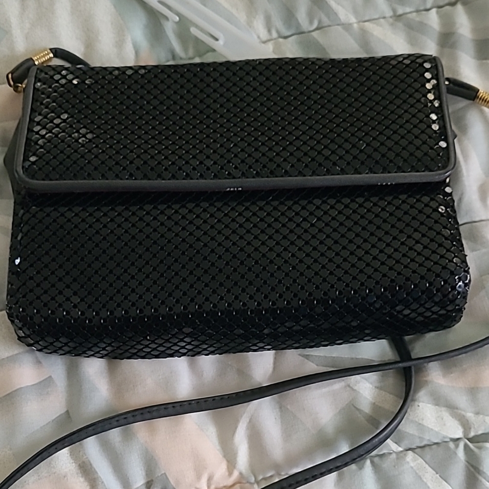 Whiting and Davis elegant Black Mesh Women's Bag